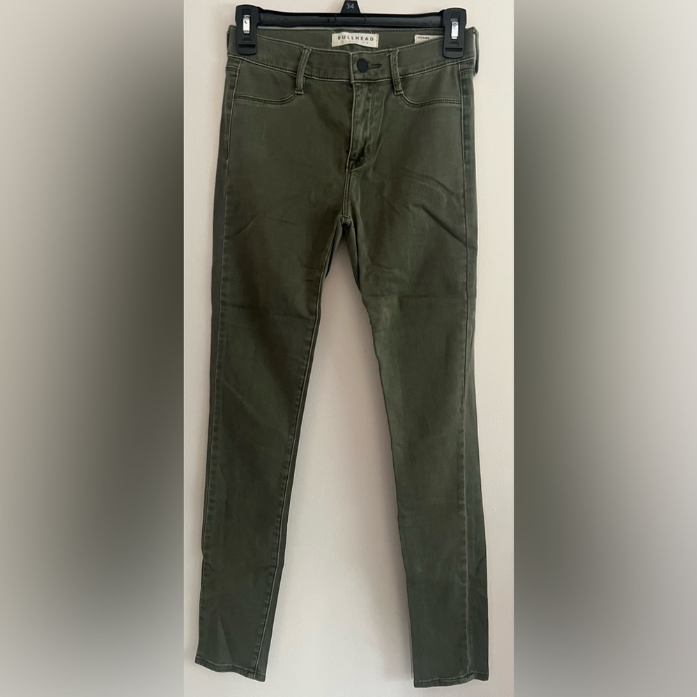PacSun Olive Green Jeggings / Skinny Jeans